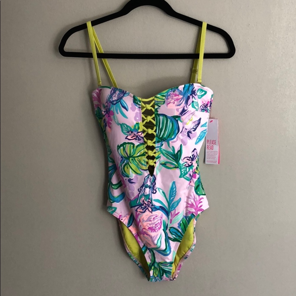 Lilly Pulitzer mermaid in the shade one peice